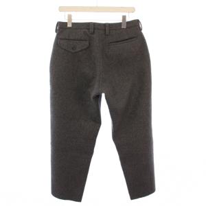 kolor テーパードパンツ スラックス タック ジップフライ ウール カシミヤ混 2 グレー /BB