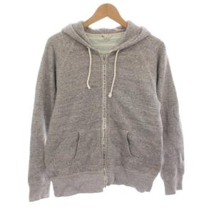 Jeff ジップアップ パーカー スウェット 長袖 3 グレー ZPK-JEFF-RFU /YM
