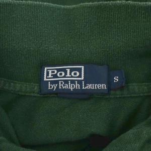 Polo by Ralph Lauren ビッグポニー ポロシャツ 半袖 ロゴ 刺繍 S 緑 グリーン /AN44