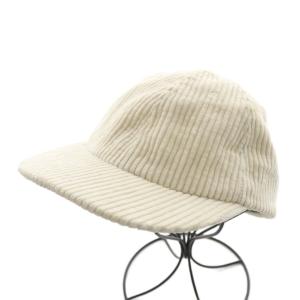 6パネルキャップ 帽子 コーデュロイ コットン アイボリー UH0449 /AN9