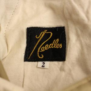 Needles ヒザデルパンツ ジップフライ 2 ベージュ DI340 /BM