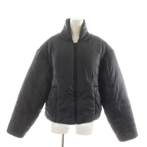 モノグラム パファージャケット 中綿ジャケット ロゴ ナイロン アウター XS 黒 ブラック IJ0938