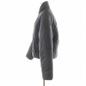 adidas Originals モノグラム パファージャケット 中綿ジャケット ロゴ ナイロン アウター XS 黒 ブラック IJ0938