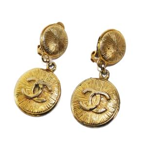 イヤリング ココマーク クリップ式 ゴールドカラー