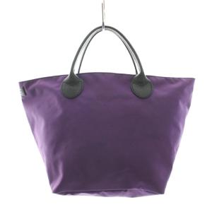 トートバッグ ハンドバッグ ナイロン 舟型 紫 パープル 1401ND /YT