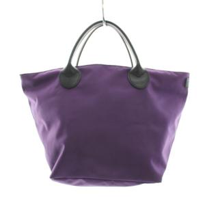 Hervé Chapelier トートバッグ ハンドバッグ ナイロン 舟型 紫 パープル 1401ND /YT