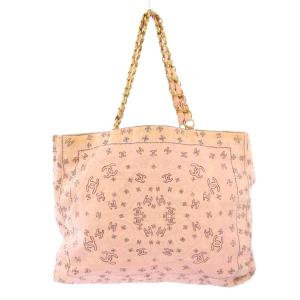 ココマーク カメリア トートバッグ チェーン ピンク