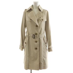 トレンチコート 裏地チェック柄 38 ベージュ B1A11-117-40