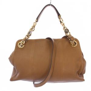 BVLGARI モネーテ チェーン ハンドバッグ 2WAY ブラウン