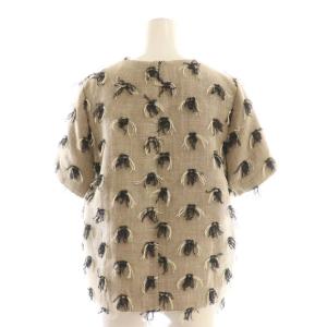 MSGM カットソー 半袖 クルーネック 38 ベージュ /AT OS