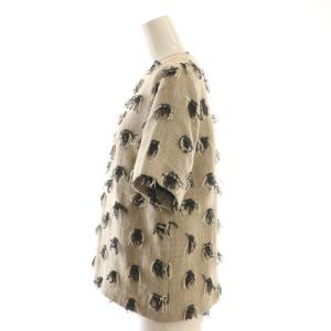 MSGM カットソー 半袖 クルーネック 38 ベージュ /AT OS