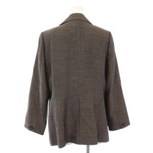 Leilian セットアップ テーラードジャケット アウター シングル 背抜き スラックスパンツ ストレート ウール 13