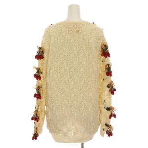 PINK HOUSE カーディガン イチゴモチーフホワイト P1081KAL17