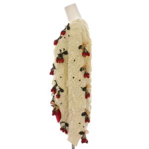 PINK HOUSE カーディガン イチゴモチーフホワイト P1081KAL17