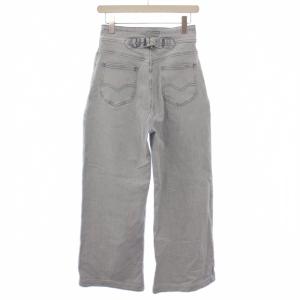 CELFORD LEE デニムパンツ ジーンズ ワイド ジップフライ ストレッチ 38 水色 ライトブルー /BB