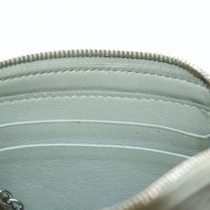 CELINE ソロ SOLO 小銭入れ コインケース バイカラー レザー カーキ ベージュ S-GM3196 /AN16