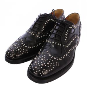 BURWOOD MET スタッズウィングチップシューズ 35 ブラック 8746101