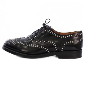 Church's BURWOOD MET スタッズウィングチップシューズ 35 ブラック 8746101