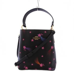 スモール タウン バケットバッグ ウィズ ディスコ スタープリント ショルダーバッグ ハンドバッグ 2WAY