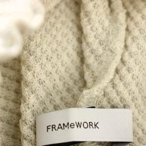 Framework 25SS ワッフルストレートスカート 25060220300110 ロング スカート 36 ヘザーグレー