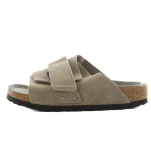 BIRKENSTOCK サンダル スエード 24.0cm グレー /AN13