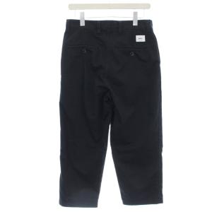 WTAPS TROUSERS COPO TWILL ワークパンツ クロップドパンツ 1 黒 192WVDT-PTM06