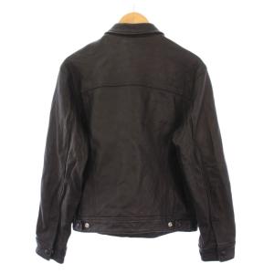 Supreme LEATHER TRUCKER JACKET