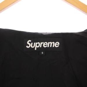 Supreme LEATHER TRUCKER JACKET