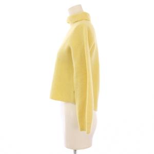 Pal'las Palace ニット セーター 長袖 タートルネック 無地 カシミヤ 2 黄色 イエロー /BB