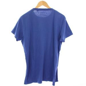 DIESEL Tシャツ カットソー 半袖 プリント XL 青 /TK