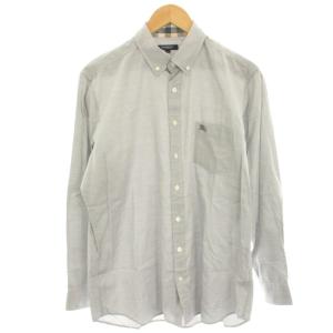 ボタンダウンシャツ カジュアルシャツ 長袖 L ライトグレー A1M40-700-07 /HN