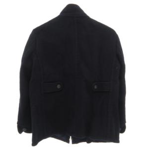 ARMANI COLLEZIONI ジップアップジャケット カシミア混 42 紺 ネイビー /GV