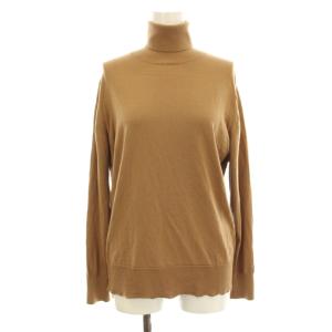 21AW スーパーファインウール タートルネック ニット 長袖 40 キャメル KRWOIW0603 /KU