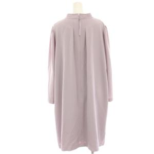 Rose Tiara チュニック ロングシャツ ブラウス ピンタック フリル 長袖 46 紫 パープル 51026-401 /HN