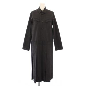 AD1998 フレアワンピース プリーツ ウール