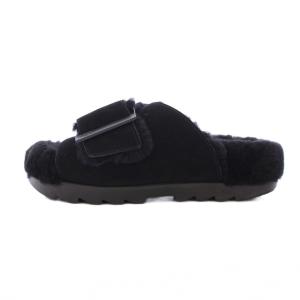 UGG australia OUTSLIDE BUCKLE アウトスライドバックル サンダル 厚底 スエード ファー ベルト US7