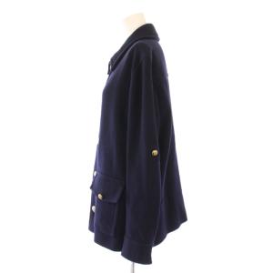 MARELLA ステンカラージャケット アウター ショート丈 ウール 40 紺 ネイビー /BB