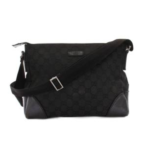 ショルダーバッグ GGキャンバス ブラック 114273