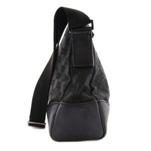 GUCCI ショルダーバッグ GGキャンバス ブラック 114273