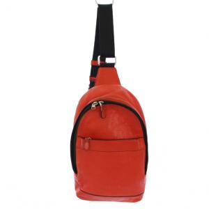 ショルダーバッグ ボディバッグ レザー 赤 F71751 /BM