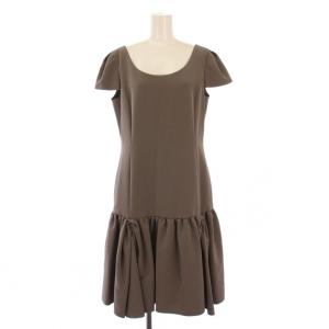 フレアワンピース 42 グレー