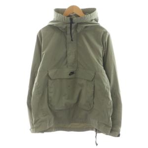 アノラックフーディジャケット ハーフジップ ナイロン M カーキ DA7379-320
