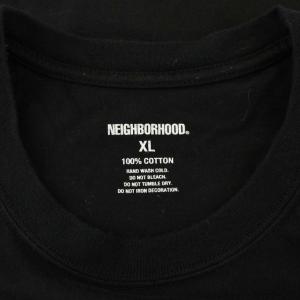 NEIGHBORHOOD 23SS NH.TEE SS-3 Tシャツ カットソー 半袖 クルーネック ロゴ プリント XL 黒 ブラック