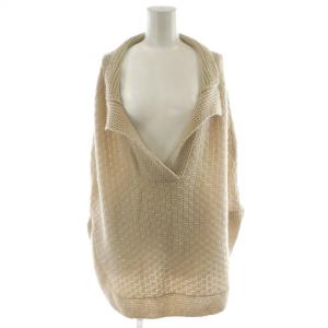 ポンチョ カシミヤ ベージュ /AN48