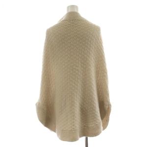 QUEENE AND BELLE ポンチョ カシミヤ ベージュ /AN48