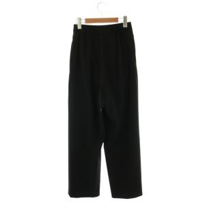 6 ROKU BEAUTY&YOUTH セミワイドパンツ 38 ブラック /ES