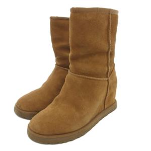 Classic Femme Short ショートブーツ ムートン 23cm 茶 ブラウン /AE