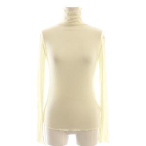 ニット カットソー 長袖 ハイネック F アイボリー /AT OS