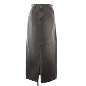 Front slit denim SK フロントスリットデニムスカート ロング 38 グレー 460HSN11-0020