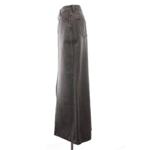 rim.ark Front slit denim SK フロントスリットデニムスカート ロング 38 グレー 460HSN11-0020